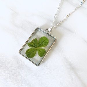 5/$25 Real Four Leaf Clover Necklace